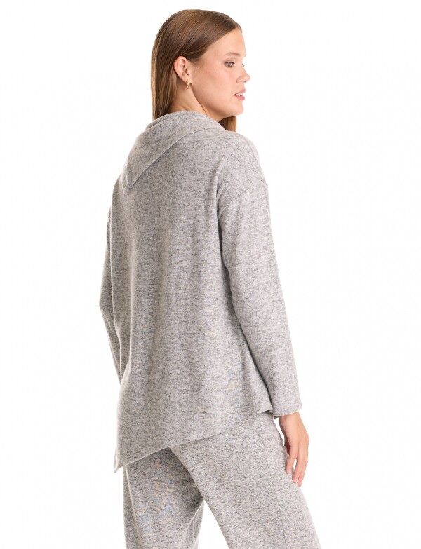 Buzo Soft Cuello Vol GRIS