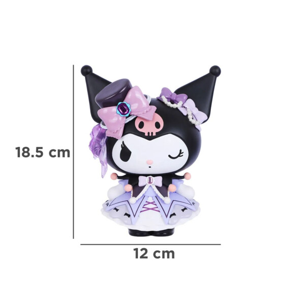 Figura 3D Sanrio rosebud Kuromi