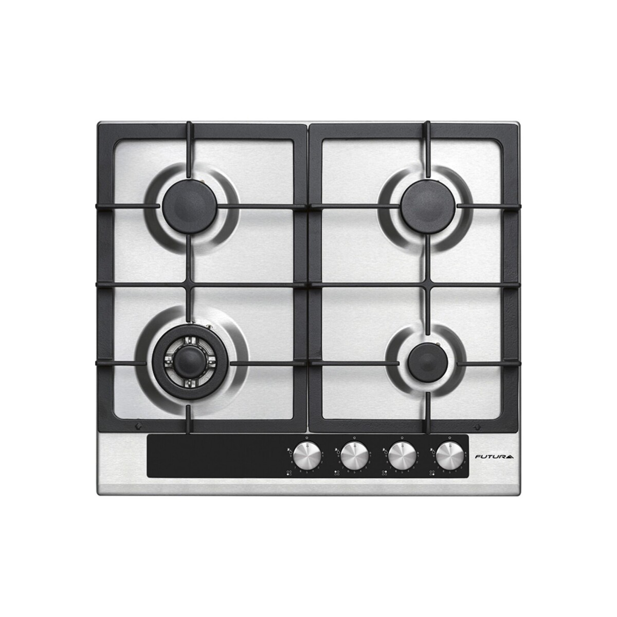 ANAFE FUTURA A GAS INOX 4 QUEMADORES FUT-AG600X-4 - acero inoxidable 