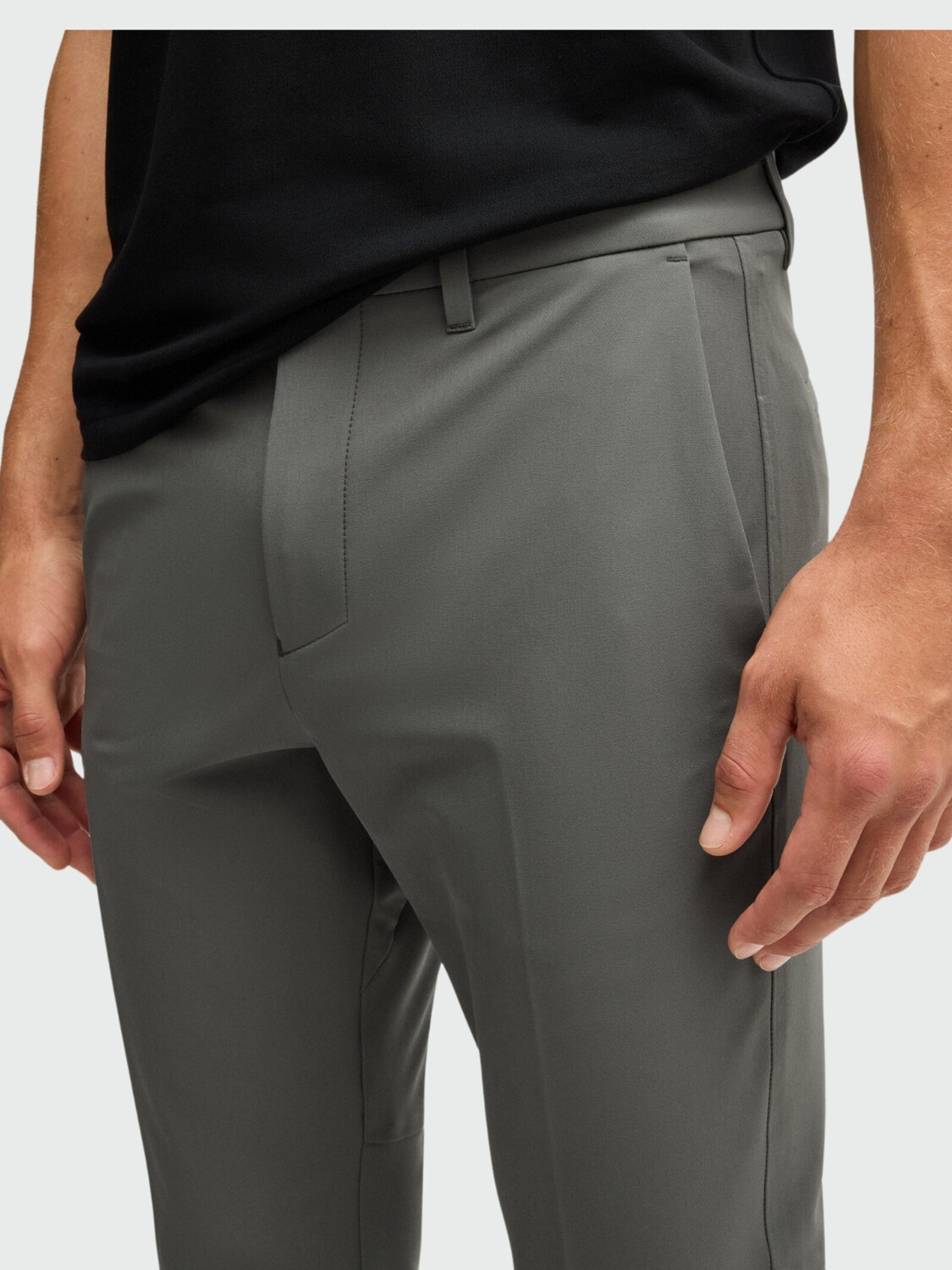 HUGO BOSS Pantalones T_Commuter-Reg Gris