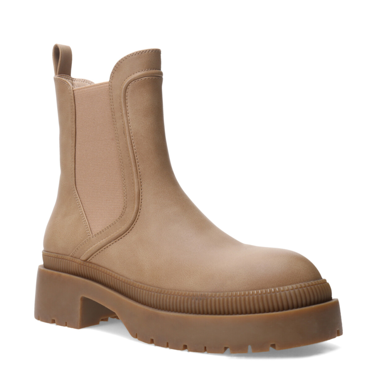 Botas de Mujer Miss Carol Nisa Chelsea Con Plataforma MissCarol - Beige 
