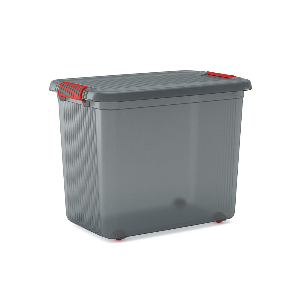 CAJA ORGANIZADORA PLASTICO GRIS LATCH 69 LTS