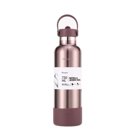 Botella Térmica Con Pico 750Ml. Lila Metalizado