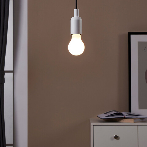 Lámpara LED bulbo opal A60 9W E27 cálida 1055Lm EG5246
