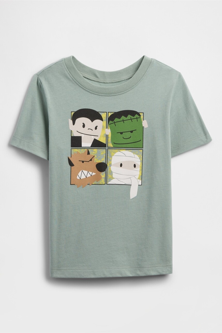 Remera Gràfico Toddler Niño Iceberg Green 16-5808