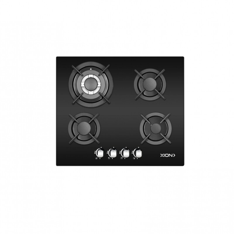 Placa A Gas Xion 4 Hornallas Vidrio XI-GH48TGL Placa A Gas Xion 4 Hornallas Vidrio XI-GH48TGL