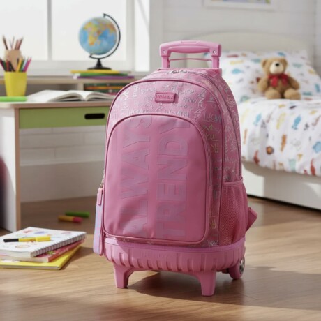 Mochila Escolar con Carrito Reforzado Trendy