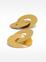 Pendientes Maxi Entrelazados dorado