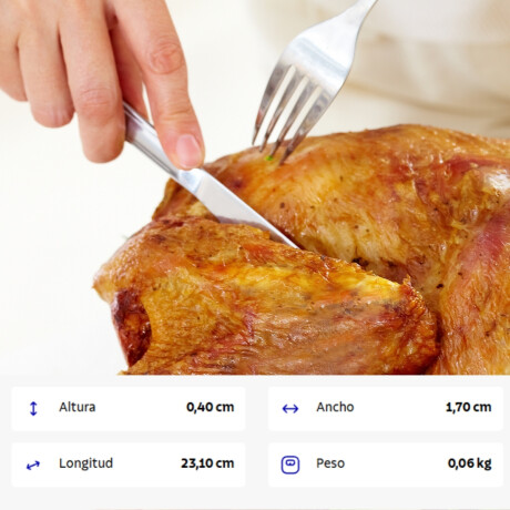 Cuchillo Carne con Serrucho Cosmos Acero Inoxidable Tramontina Cuchillo Carne con Serrucho Cosmos Acero Inoxidable Tramontina