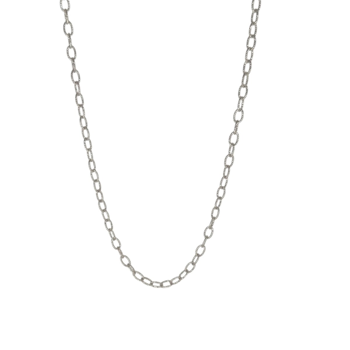 Cadena Oval - Plata 925 - Sin Piedra - CD3519 - sinpiedra 