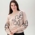 Sweater Flor Beige