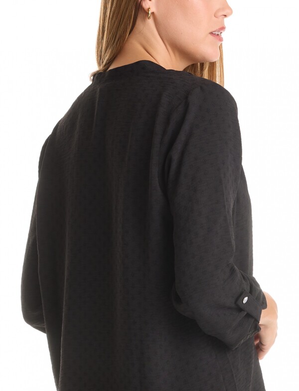 Blusa Escote V NEGRO