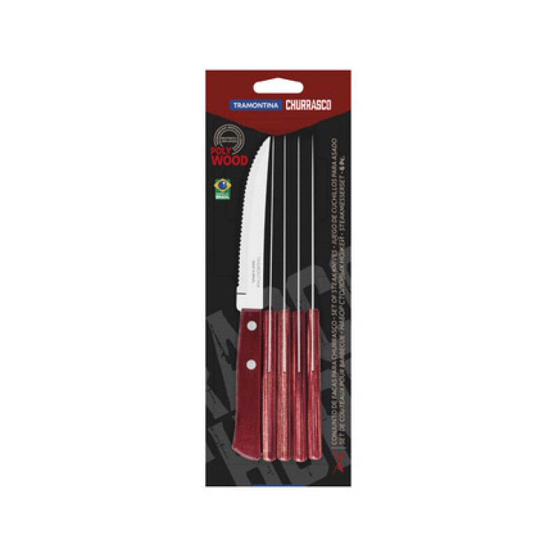 Jgo. 6 Cuchillos Asado Polywood 21198/715 Jgo. 6 Cuchillos Asado Polywood 21198/715