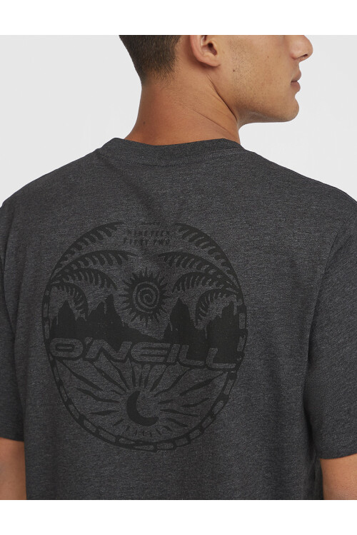 Remera O'Neill Circle Back Print Black Out Remera O'Neill Circle Back Print Black Out