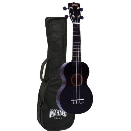 UKELELE MAHALO MR1 RAINBOW NEGRO CON FUNDA UKELELE MAHALO MR1 RAINBOW NEGRO CON FUNDA