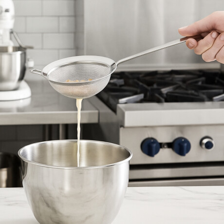 Colador Malla Fina de Acero Inoxidable 200 ml Colador Malla Fina de Acero Inoxidable 200 ml