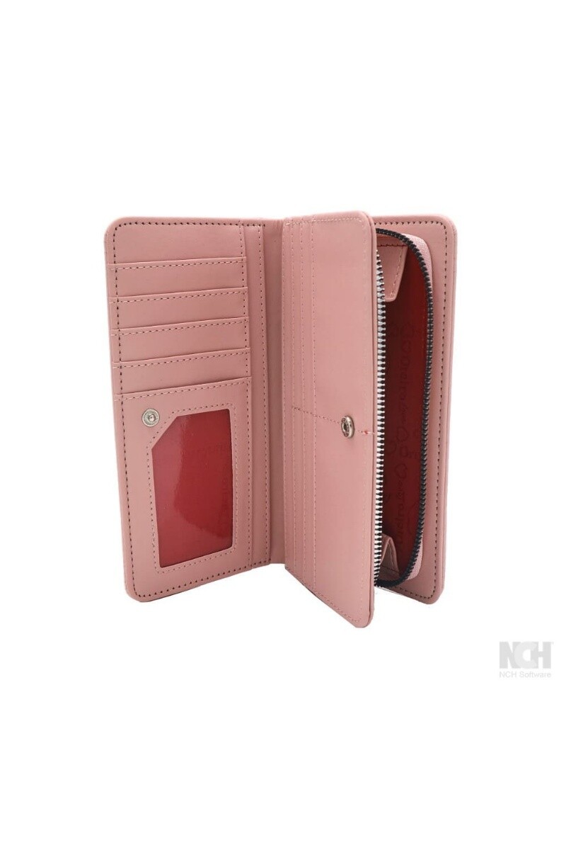 Billetera Las Oreiro Rosado