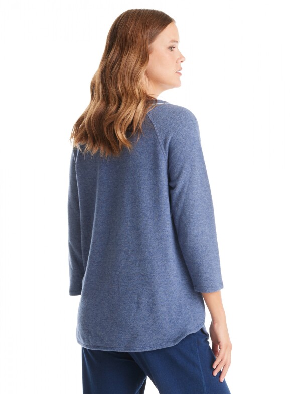 Buzo Soft Keyhole AZUL