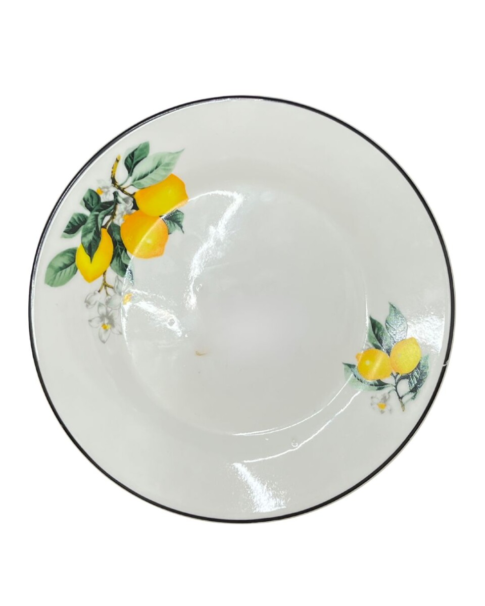 PLATO PLAYO DE PORCELANA FRUTAL • 18cm 