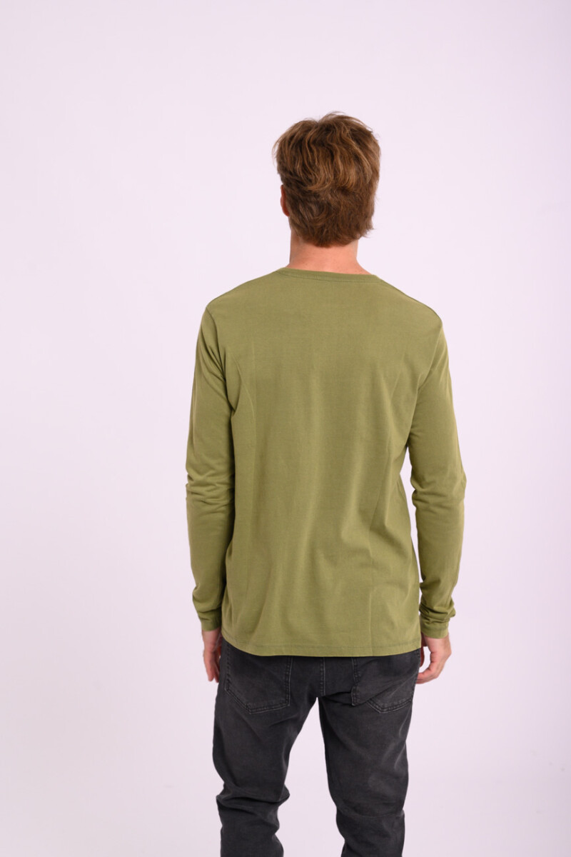 Remera manga larga Verde
