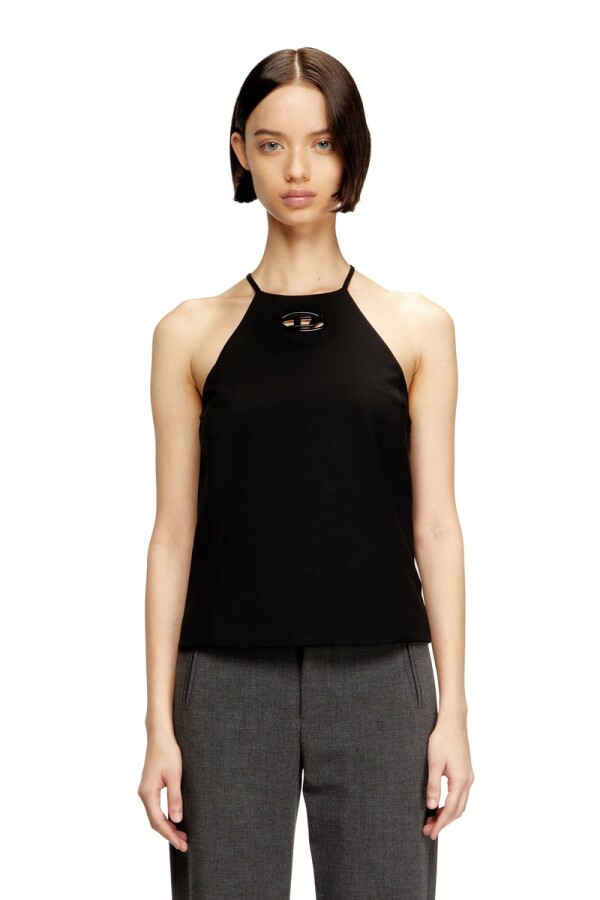 Top Para Mujer T-Elma Tank Top Negro