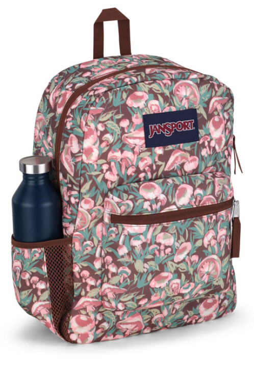 MOCHILA JANSPORT CROSS TOWN PAINTERLY MUSHROOMS