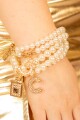 Set pulseras perfum Blanco