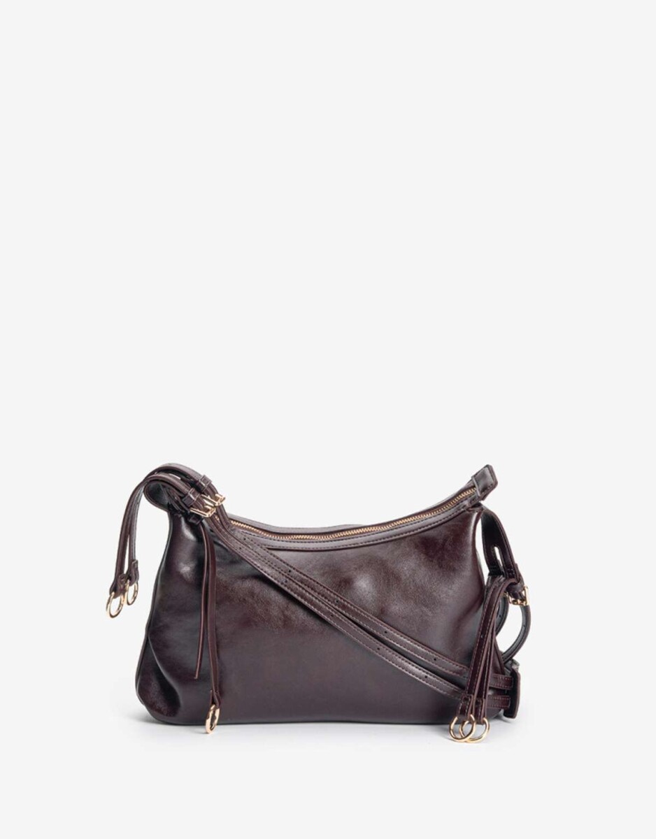 Cartera Formato Bandolera - Marron Chocolate - Marron Chocolate 