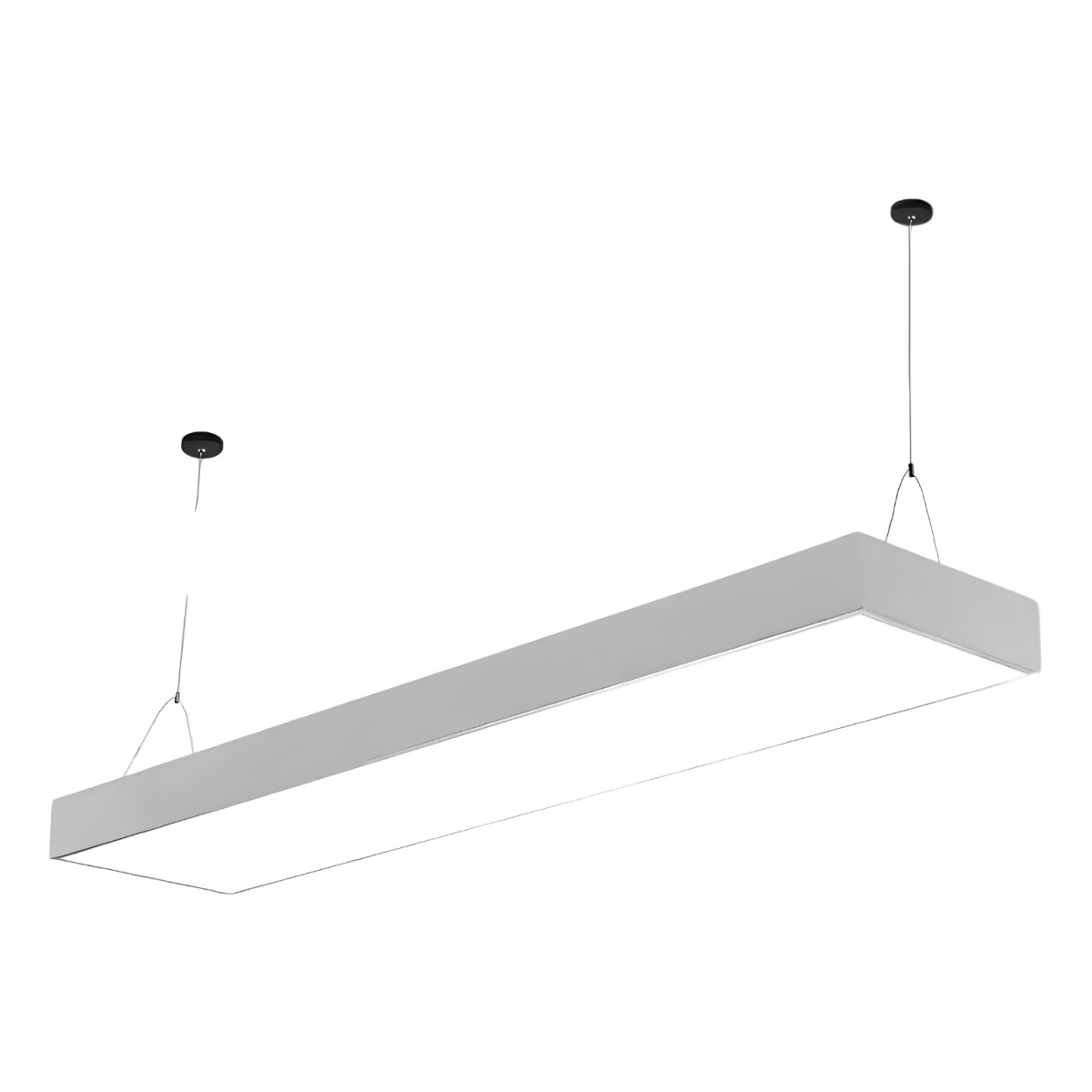 Plafón LED Barra Colgante Lumax 60W Camila 120 cm Luz Cálida 3000K - Blanco 