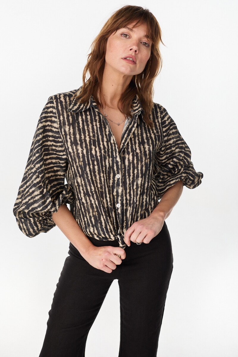 Camisa New Tero  Estampa Negro