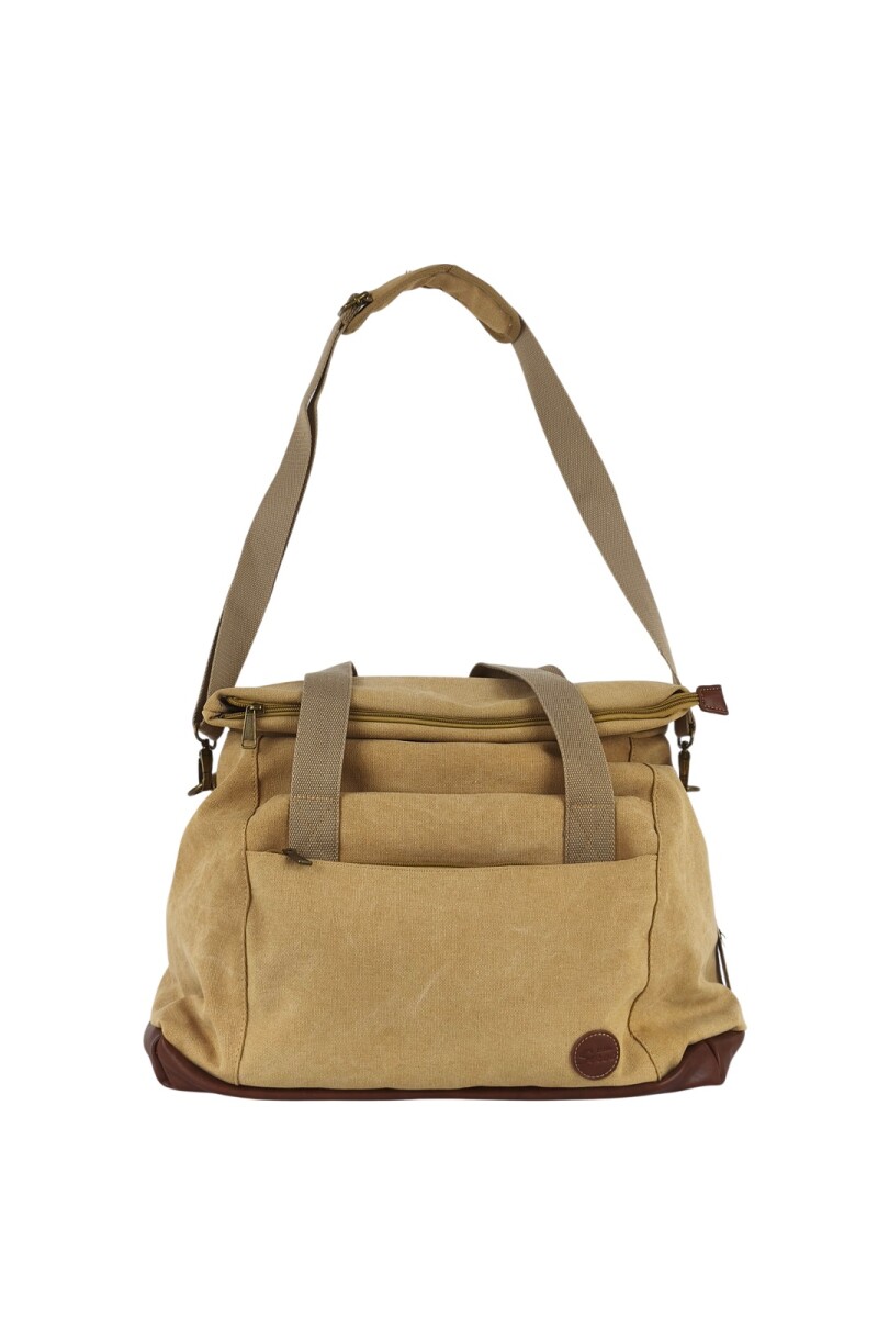 Bolso de lona Tostado