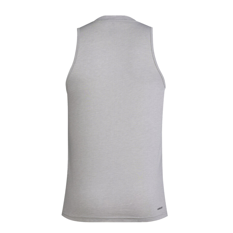 Musculosa de Hombre Adidas Train Essentials Gris - Negro