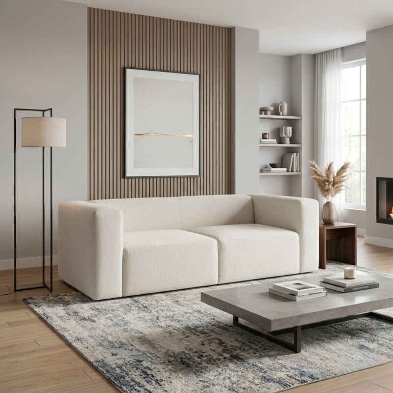 SOFA 2 PUESTOS STRAIGHT - 402249 BEIGE COMB (CD) Unica
