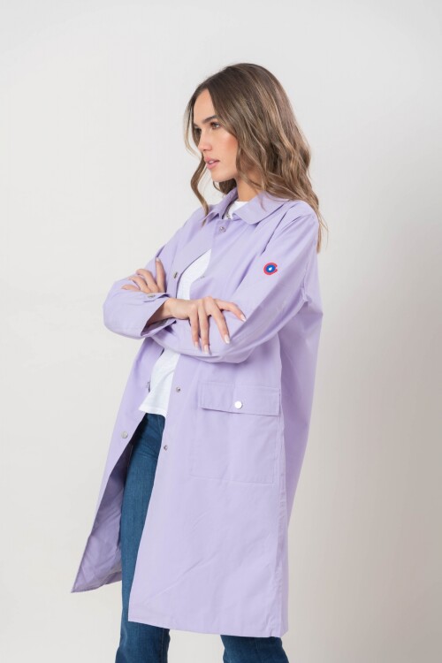 Trench impermeable Flotte Lila