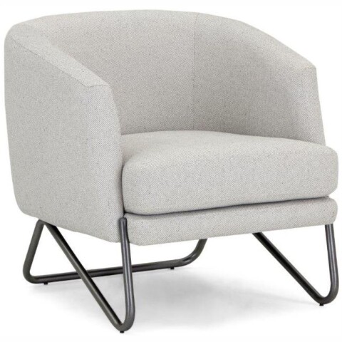 Butaca 3788 Tapizada en Tela Gris