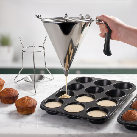 Dosificador con Soporte de Acero Inoxidable 2 Litros Dosificador con Soporte de Acero Inoxidable 2 Litros