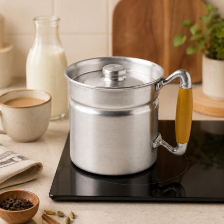 Hervidor de Leche con Tapa de Aluminio 3 Litros Hervidor de Leche con Tapa de Aluminio 3 Litros