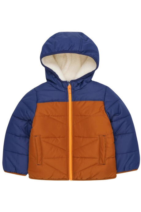 Campera colorblock resistente al agua. Talles 2-4T Sin color