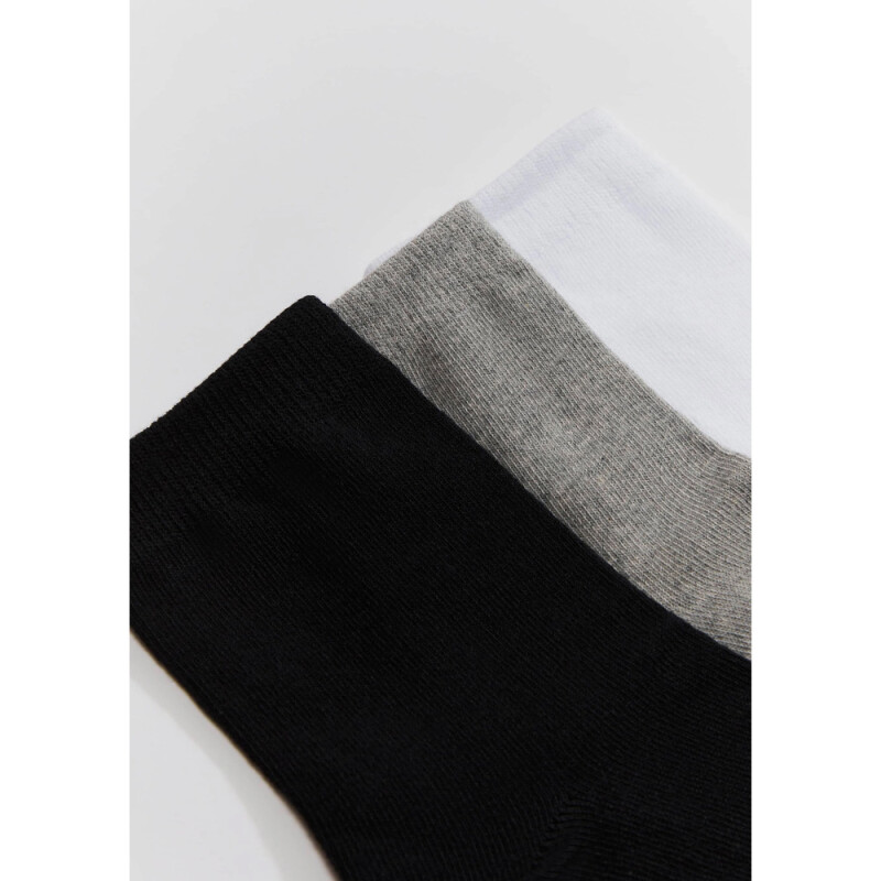 KIT COM 3 PARES MEIAS UNISSEX 1DSN