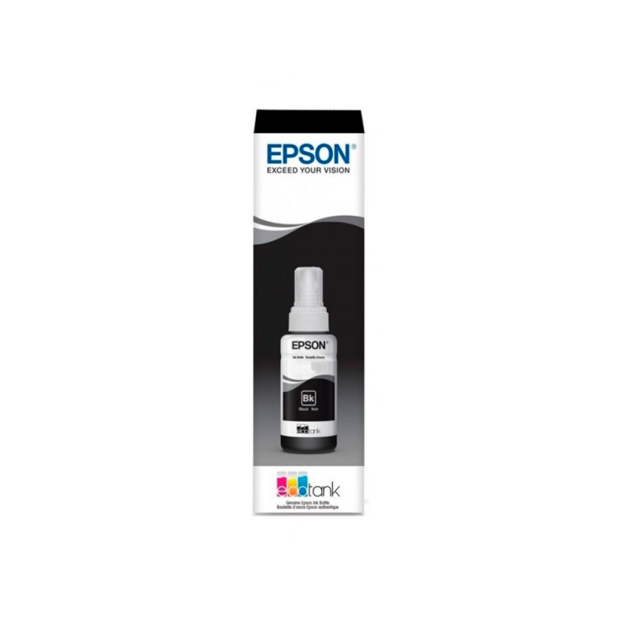 Botella De Tinta EPSON T664 Negra 70Ml 