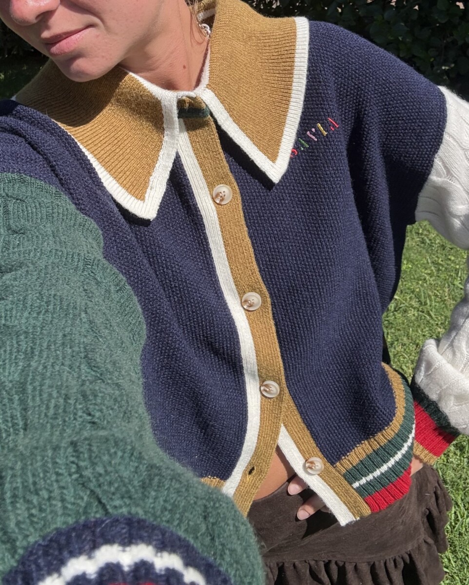 PRE VENTA CARDIGAN FUN - Azul 