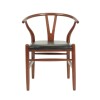 Silla Wishbone - Madera de Roble tapizada Silla Wishbone - Madera de Roble tapizada