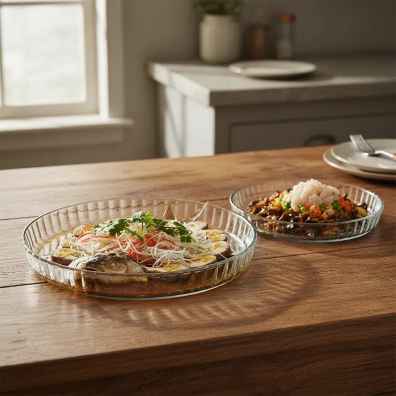 Juego De Tarteras De Vidrio Para Horno 2pzas. - X-gpyp Juego De Tarteras De Vidrio Para Horno 2pzas. - X-gpyp