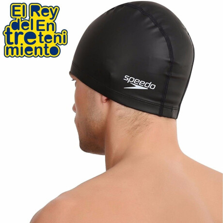 Gorra Natación Speedo Pace Profesional Piscina Adulto Negro