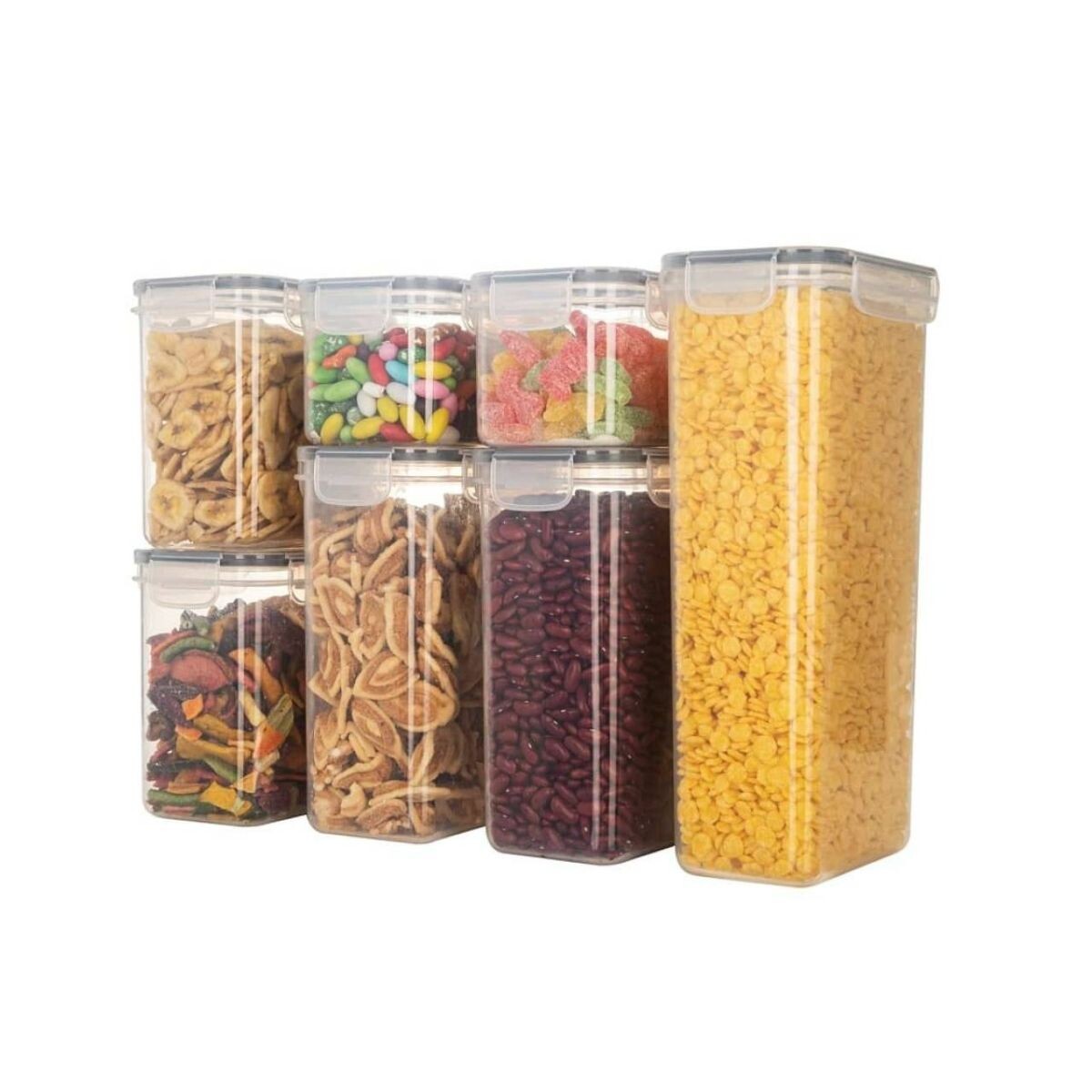 Set x7 Recipientes de Almacenamiento 