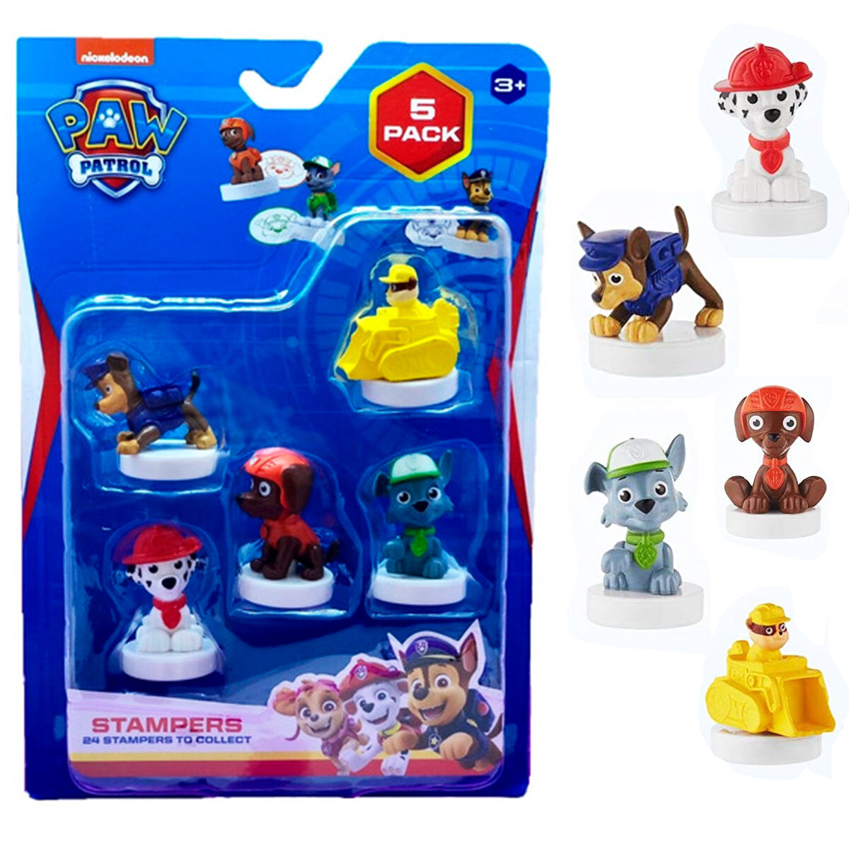 Paw Patrol Jueguete Sellos Set x5 Con Figuras - Modo 5 
