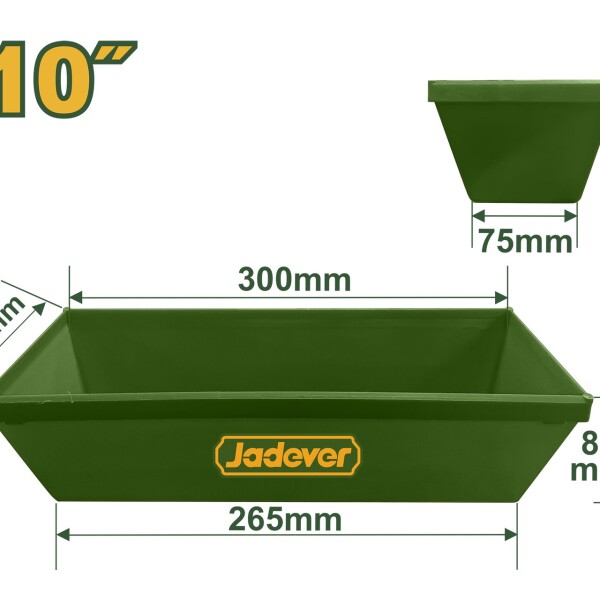 Bandeja budinera 10" jadever JDNQ1330 Bandeja budinera 10" jadever JDNQ1330