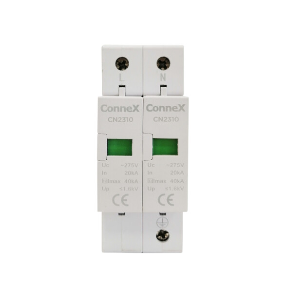 Descargador 2P 20kA Imax: 40kA 220Vac CN2310