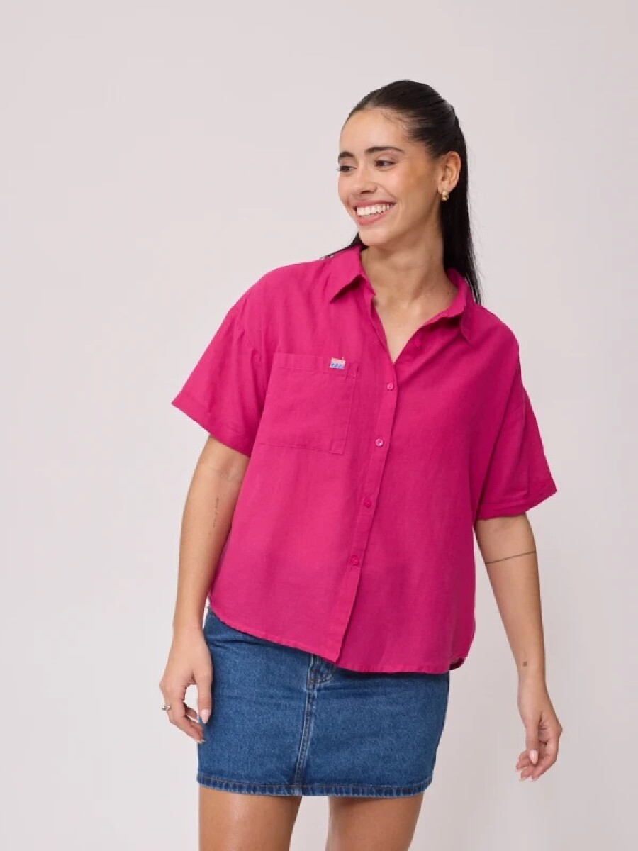CAMISA RUSTY SADUI - FUCSIA 