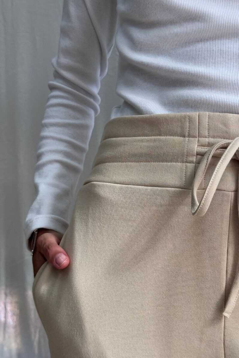 Pantalón chupín winter Crema